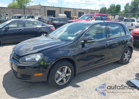 2012 Volkswagen Golf 2.5L 4-Door из США, поврежденный, VIN WVWDB7AJ4CW322749